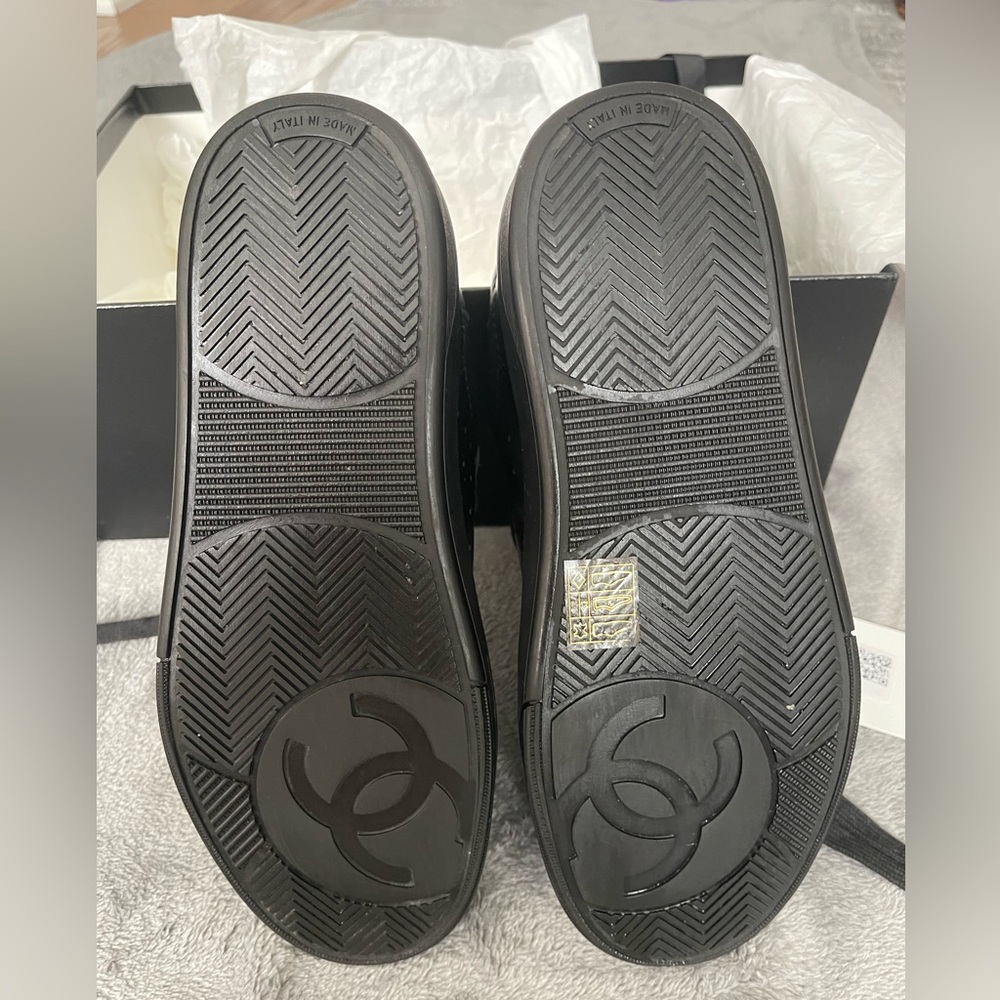 Chanel black sneakers, size EU 36/ US 6. - Picture 6 of 7
